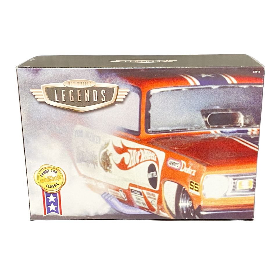 1/24 Scale 1970 Tom McEwen "The Mongoose" Hot Wheels Legends Plymouth Duster - Includes 1/64 - #7392/18,446