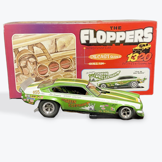1/24 Scale 1973 Jim Green's Green Elephant Vega - from The Floppers series by 1320 Inc #370/1500