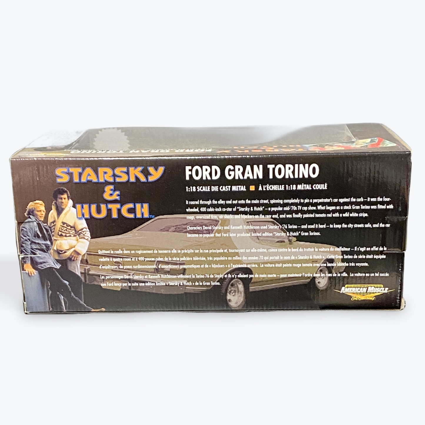 1/18 Scale 1976 Ford Torino Starsky & Hutch Red/White Stripe - Ertl Collectibles