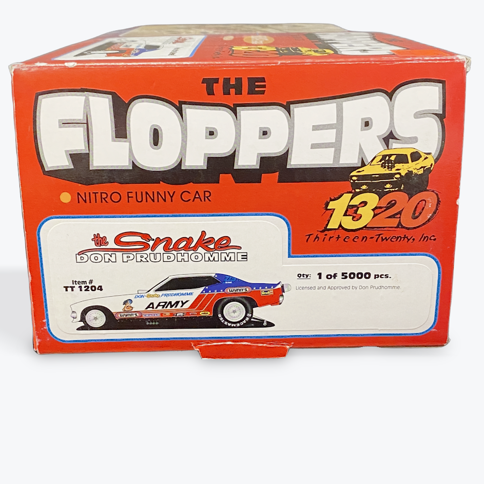 1/24 Scale 1974 Don Prudhomme Barracuda "ARMY" Funny car - from "The Floppers" Series by 1320 Inc. - #4431/5000