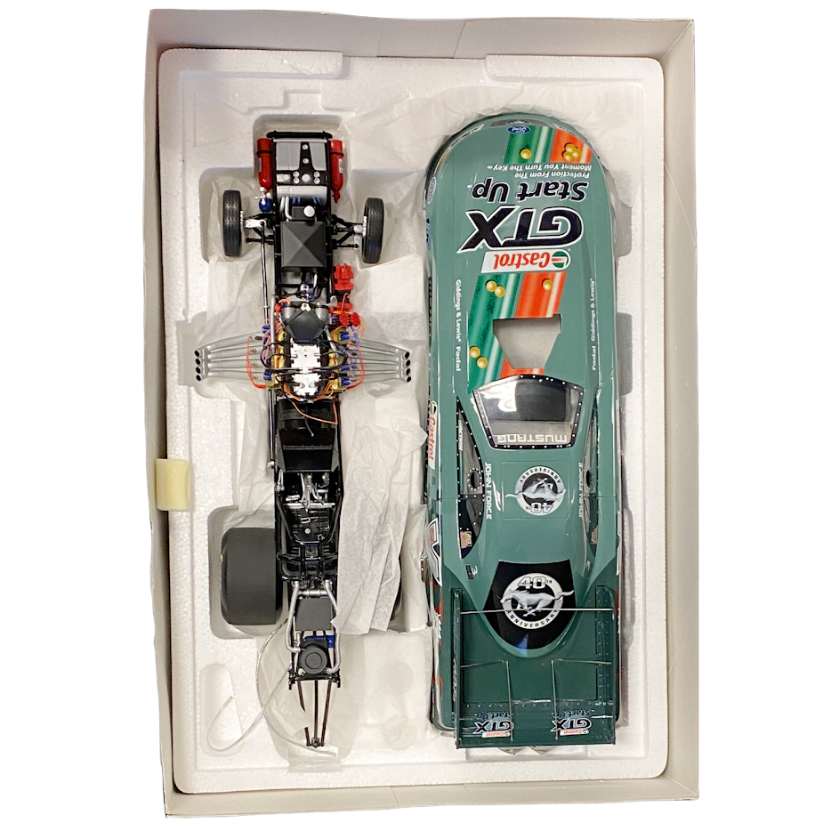 1/16 Scale 2004 John Force Castrol GTX 40th Anniversary Mustang Funny Car - Action Collectibles