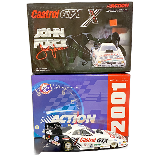 1/24 Scale 2001 John Force Castrol GTX "Drive Hard" Mustang - Action Collectibles