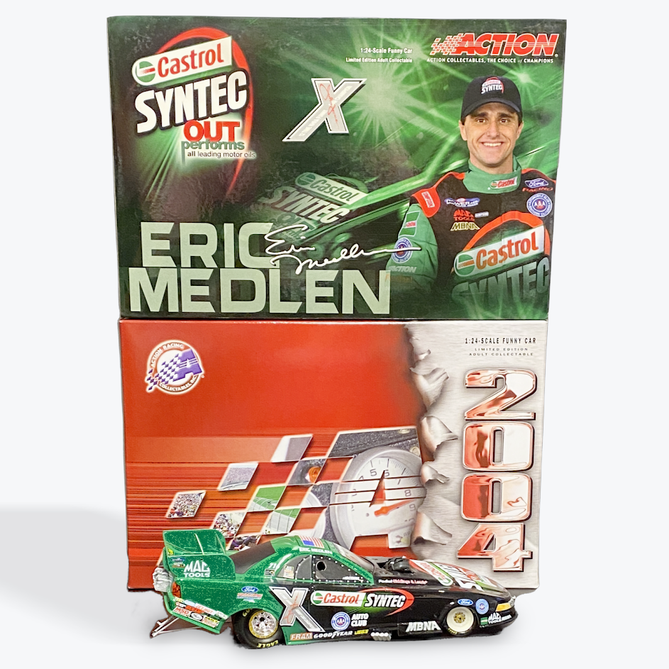 1/24 Scale 2004 Eric Medlen Castrol Syntec Mustang Funny Car - Action Collectibles