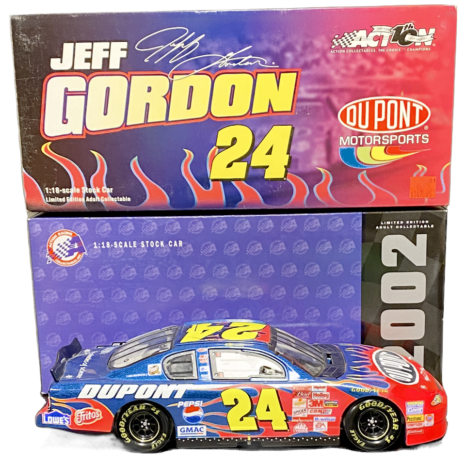 1/18 Scale 2002 #24 Jeff Gordon DuPont Monte Carlo  - Action Collectibles