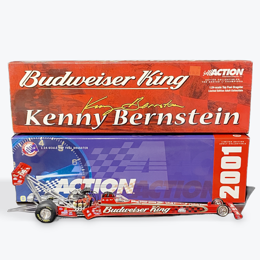 1/24 Scale 2001 Kenny Bernstein Top Fuel Bud king in Red  - Action