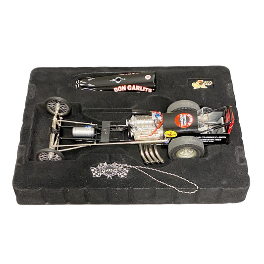 1/18 Scale 1961 T/F Swamp Rat III	Don Garlits - driven by Connie Swindal	Black - GMP