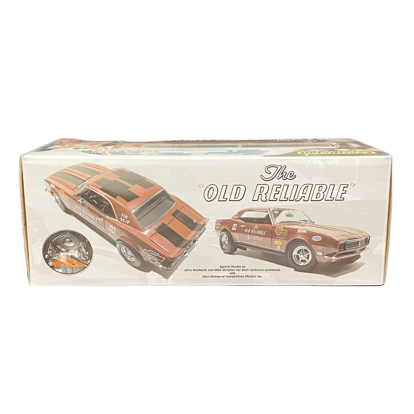 1/18 Scale 1968 Chevrolet Camaro	Dave Stickler Old Realiable Corvette Bronze/race graphics - Exact Detail