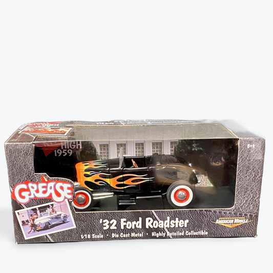1/18 Scale Grease Series 1932 Ford Roadster in Black - Ertl Collectibles