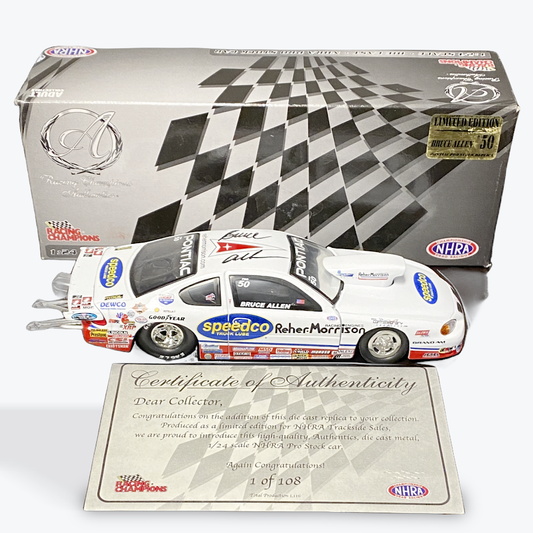 1/24 Scale 2000's Allen Bruce Pro Stock in White [LIMITED EDITION #50 - 1/108] - Racing Champions