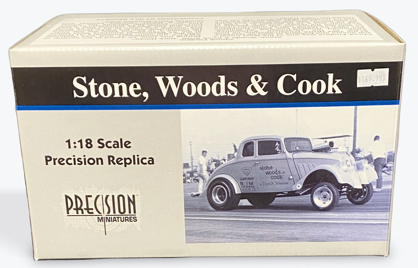 1/18 Scale 1933 Willy's Gasser Stone Woods & Cook