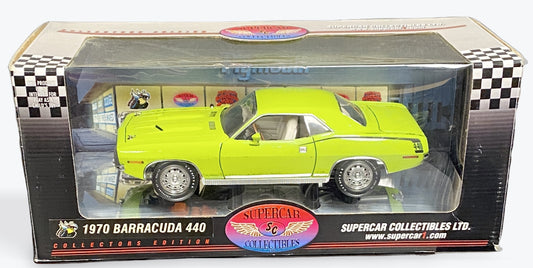 1/18 Scale 1970 Plymouth Barracuda 440 in Sublime Green