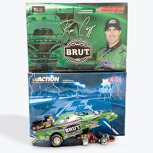 1/24 Scale 2005 Ronn Capps Brut Stratus Funny Car Green  [LIMITED EDITION] - Action