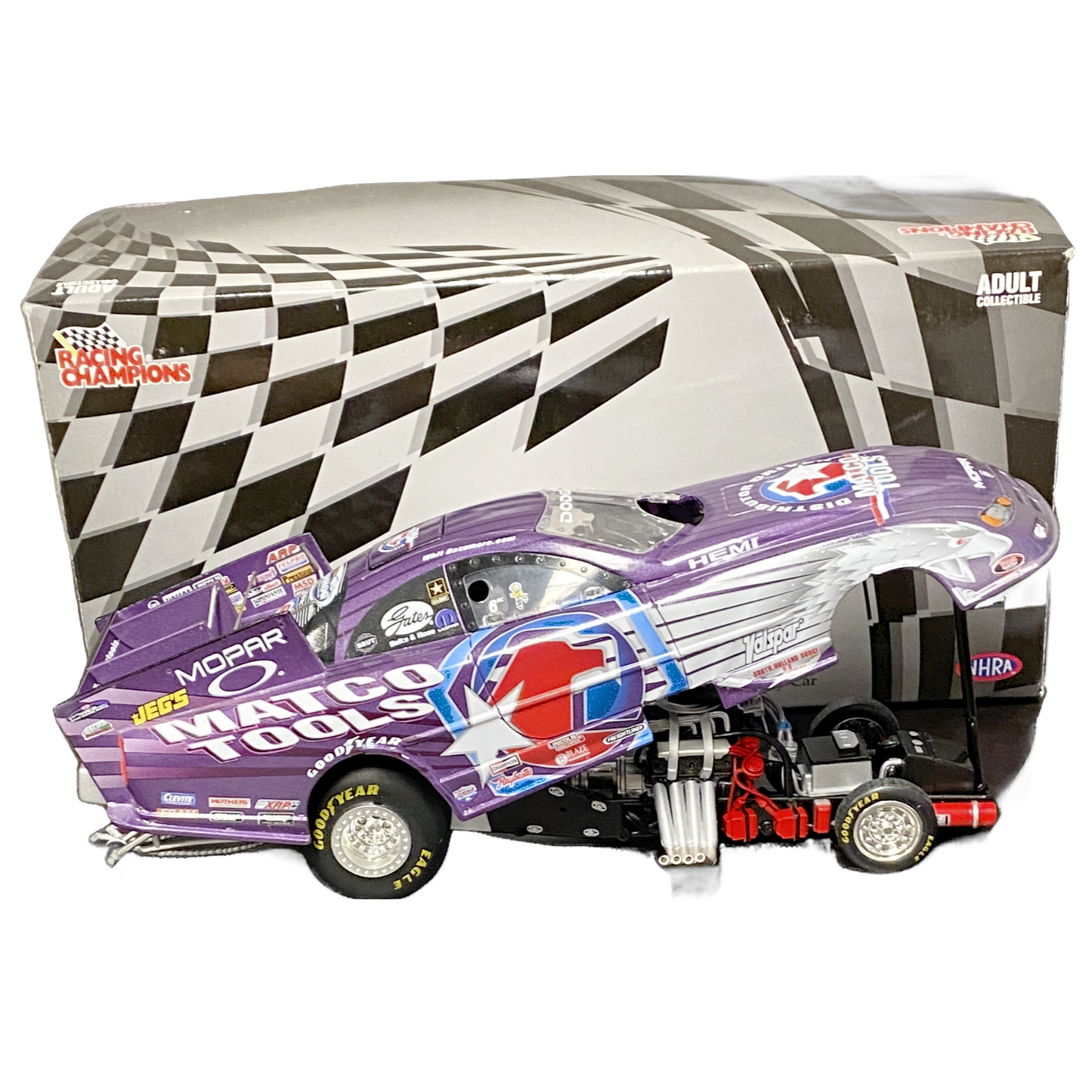 1/24 Scale Funny car - Racing Champions - 2005 Whit Bazemore Matco Tools