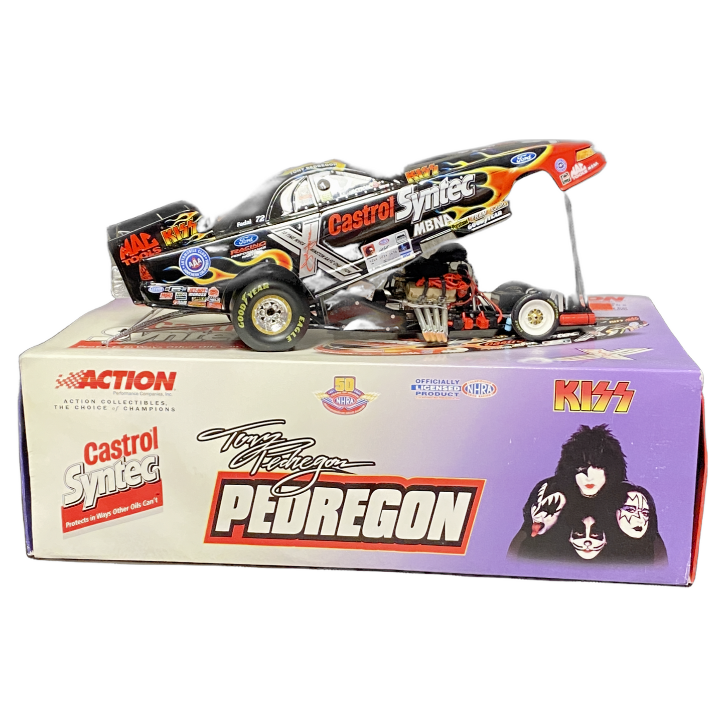 2001 Pedregon, Tony F/C 1/24 Scale Castrol Syntec "Kiss" Mustang - Action