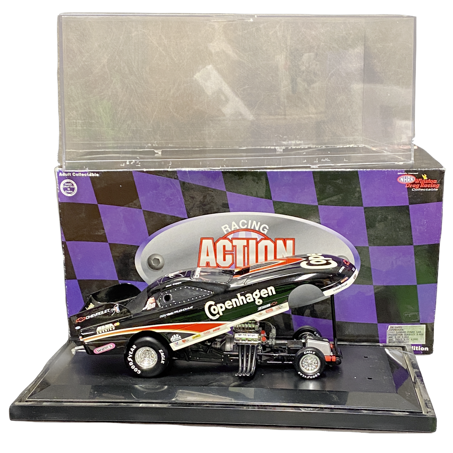 1/24 Scale 1997 Camaro Funny Car - Ron Capps Copenhagen - In Display case