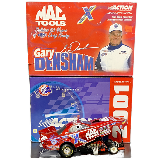 1/24 Scale 2001 Gary Densham MAC Tools/NHRA 50th Anniversary Mustang Funny Car - Action Collectibles