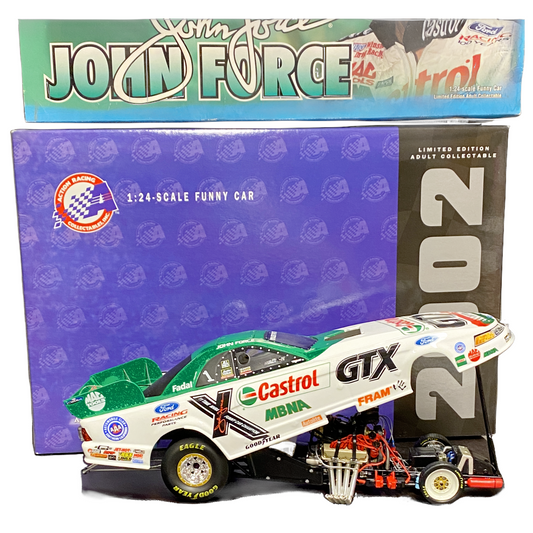 1/24 Scale Funny car - Action Collectibles - 2002 John Force Castrol GTX Mustang Funny Car