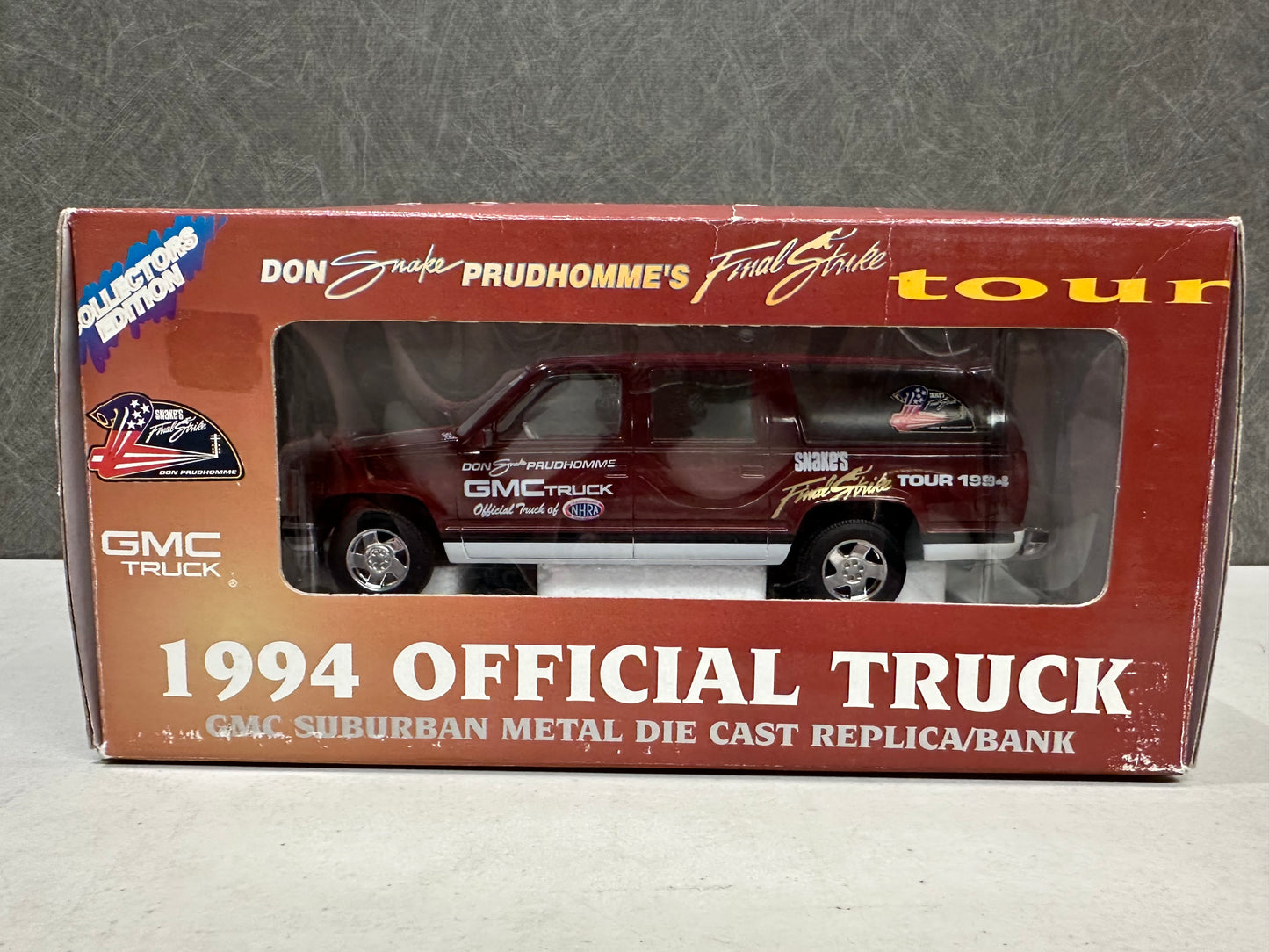 1/25 scale 1994 Official GMC Truck Don Prudhomme's final strike tour