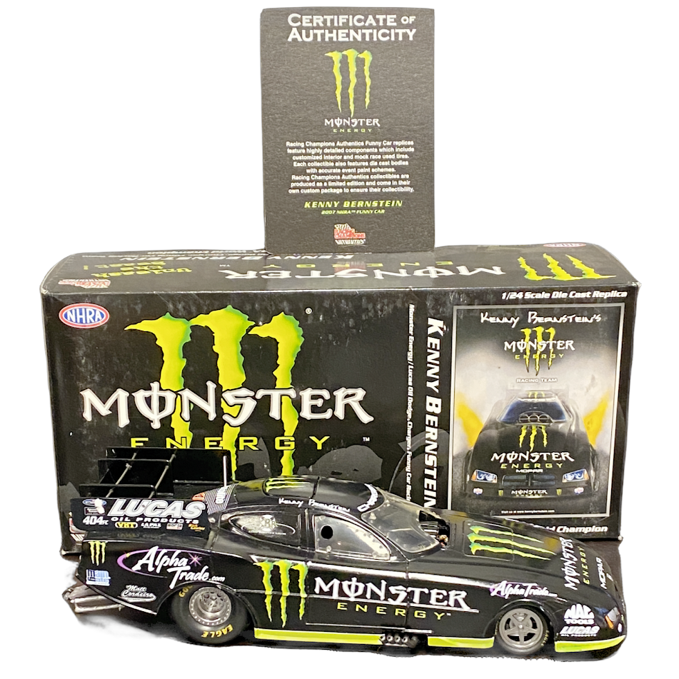 1/24 Scale 2007 Kenny Bernstein Monster Energy Drink Funny Car - Racing Champions