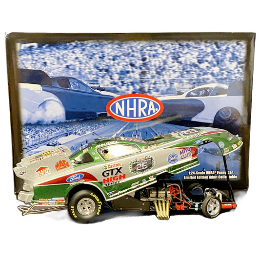 1/24 Scale Funny car - Action Collectibles - 2010 John Force Castrol 25th Anniversary Mustang Funny Car