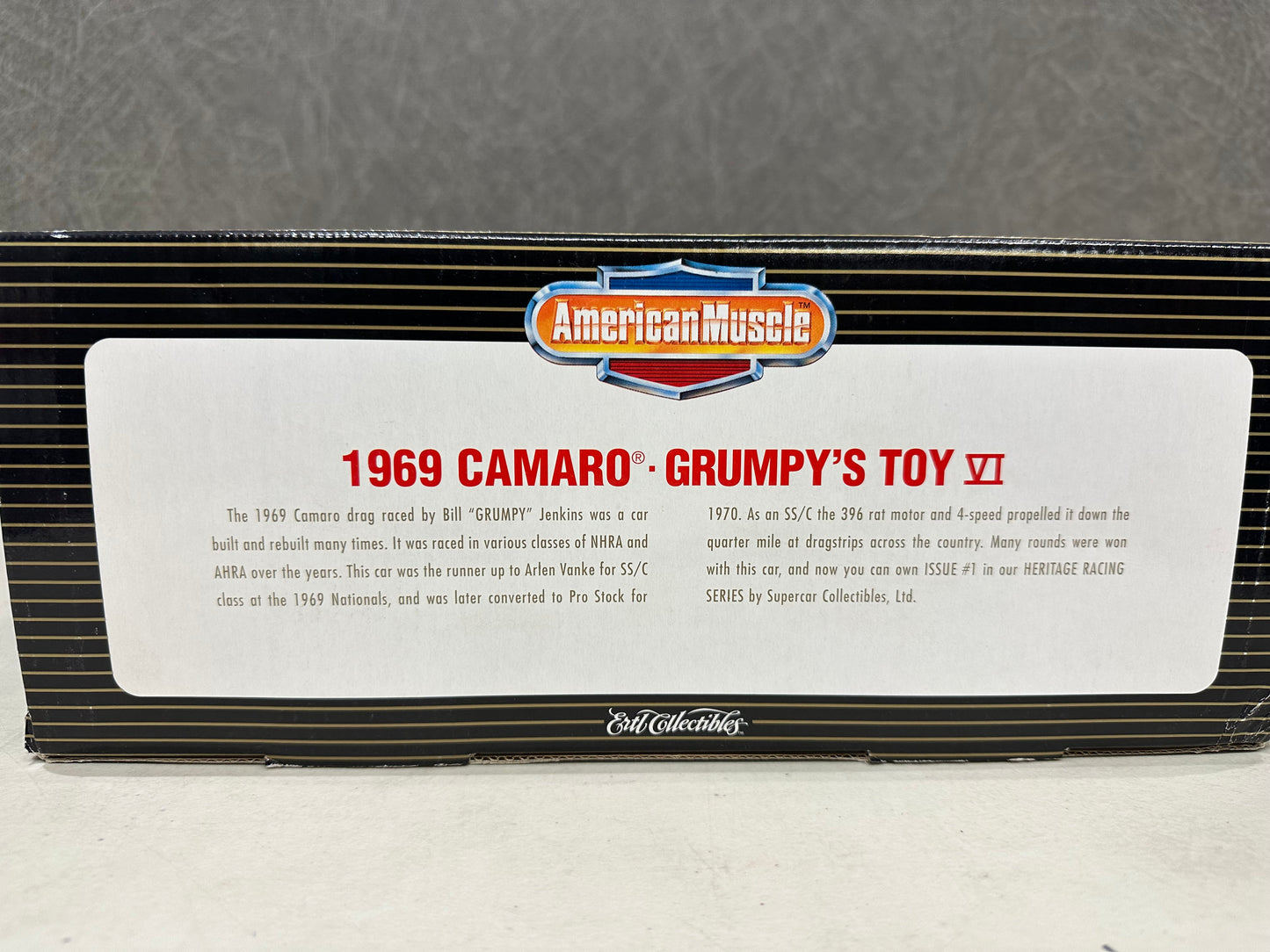 1/18 Supercar collectibles 1969 Camaro Super Stock - Grumpy's Toy VI - Limited Edition 1 of 2500