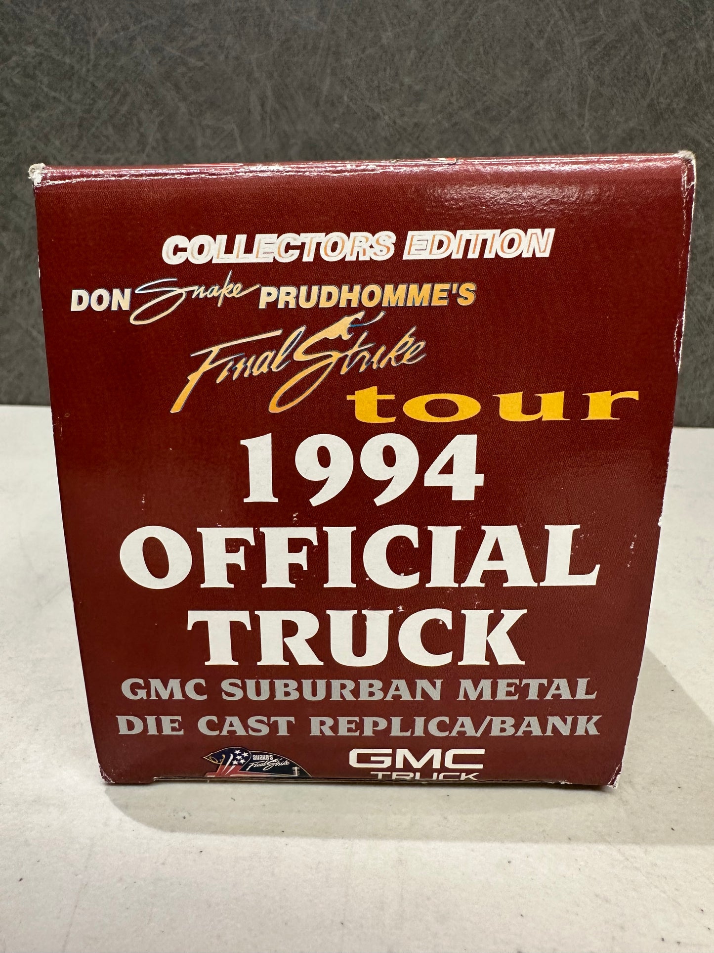 1/25 scale 1994 Official GMC Truck Don Prudhomme's final strike tour