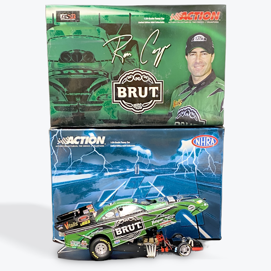 1/24 Scale 2005 Ronn Capps Brut Stratus Funny Car Green  [LIMITED EDITION] - Action